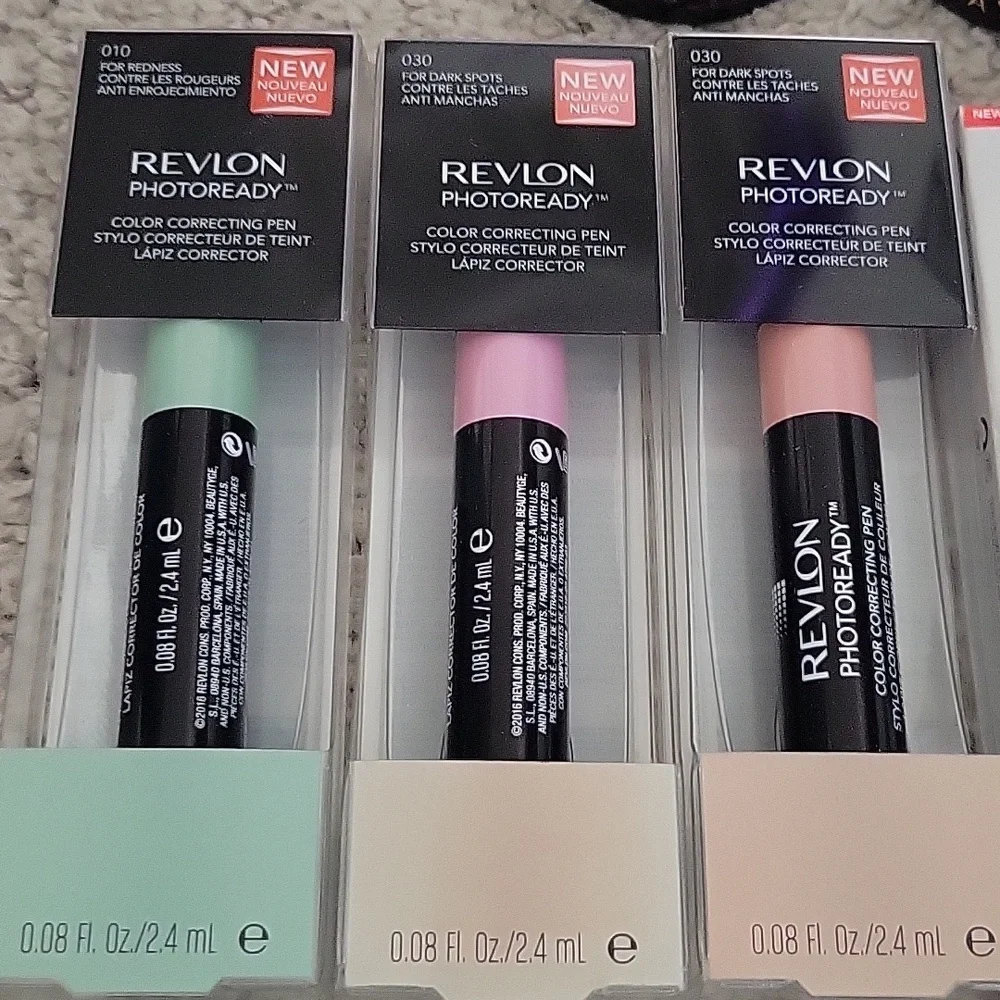 Revlon Makeup Set with Pink, Orange, and Cream Shades